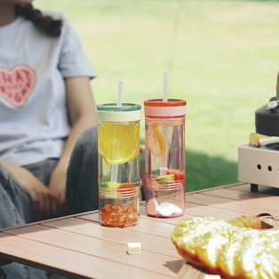 2-in-1アクリルプラスチック水ボトル10017A