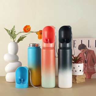 22003Aを歩くための携帯用ペット飲むカップ