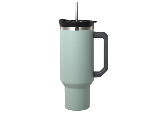 ハンドルとストロー付き40オンスタンブラー19323B
