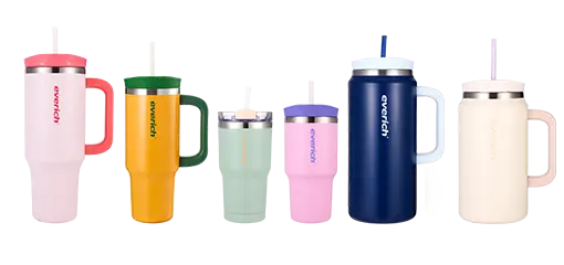 ハンドルとストロー付き40 ozタンブラー19312B